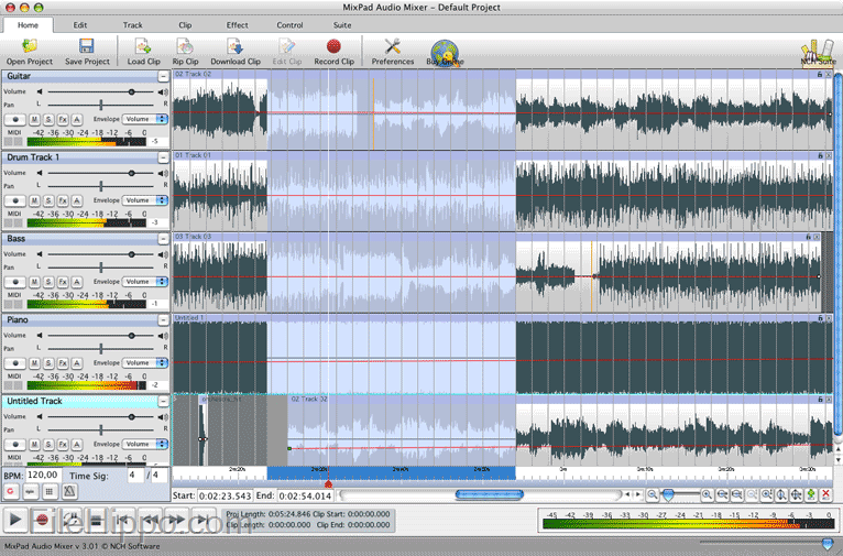Mixpad multitrack recording software key
